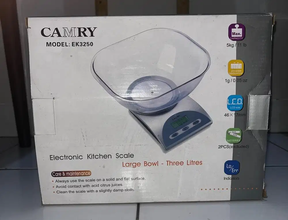 ELECTRONIC KITCHEN SCALE CAMRY