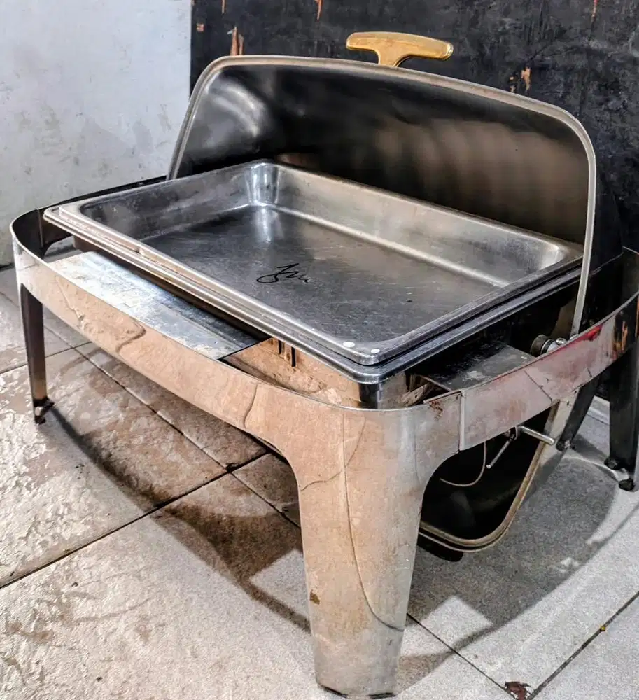 Katering rolltop sunnex chafing dish pemanas makanan prasmanan