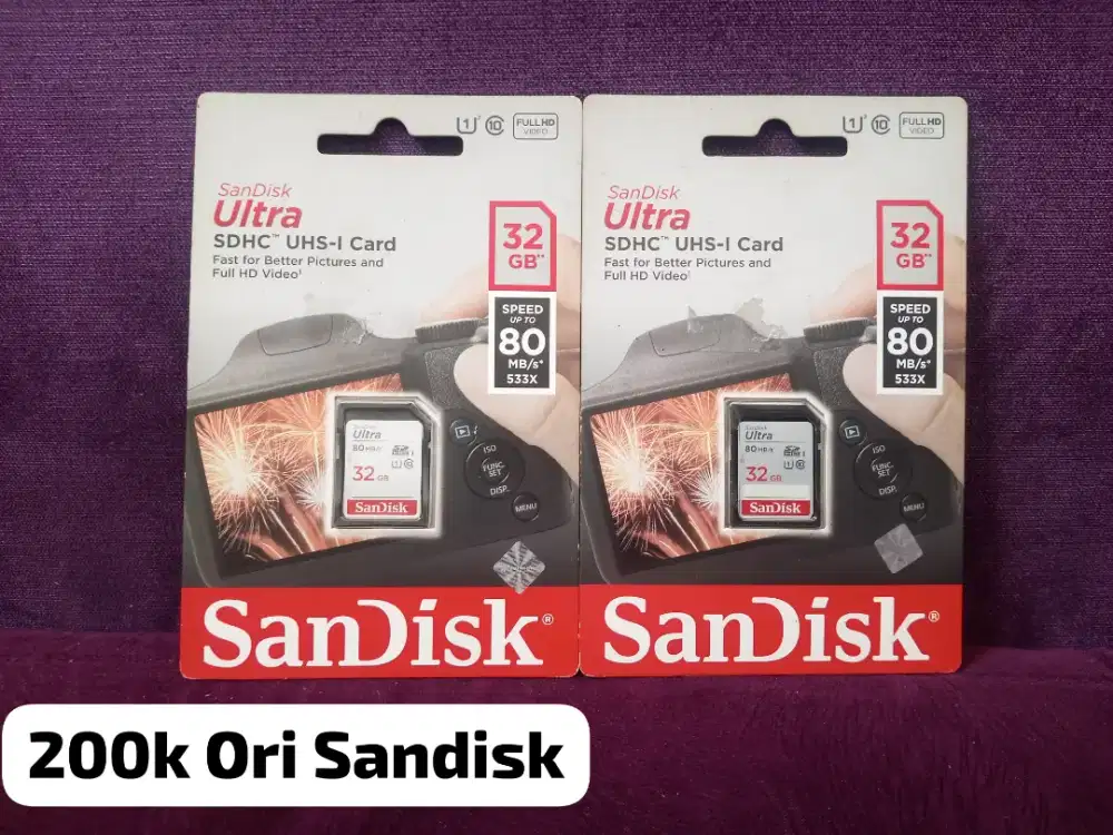 Sandisk Ultra Memory Card Kamera