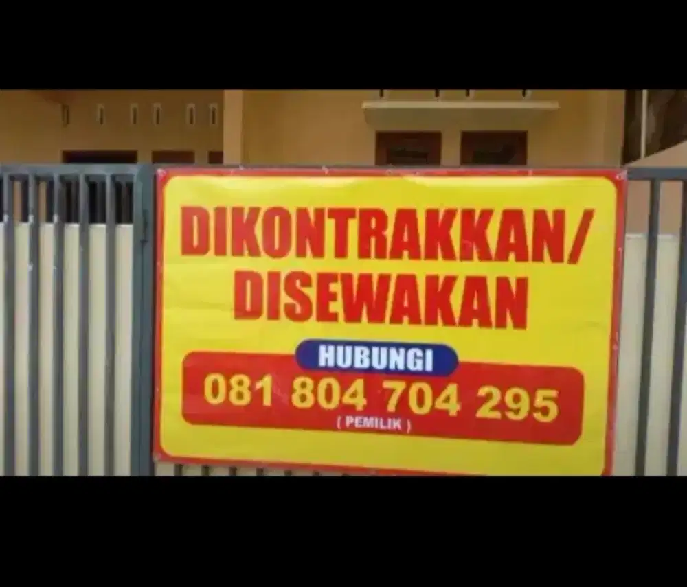 Disewakan rumah