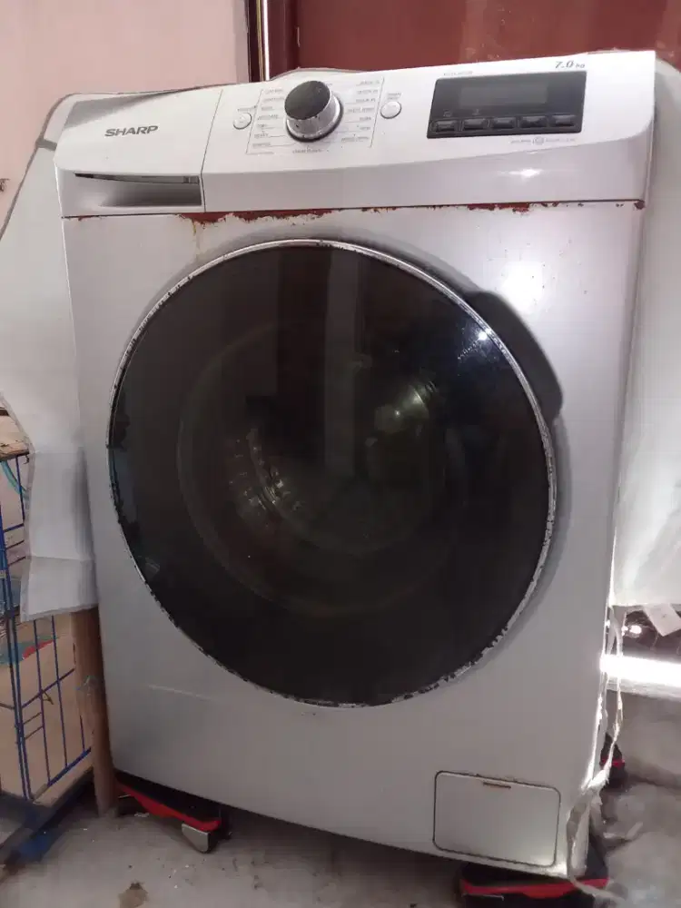 Mesin Cuci front loading Sharp LG
