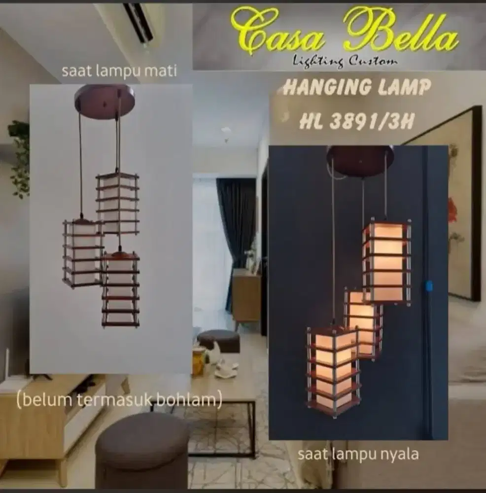 Lampu gantung cantik