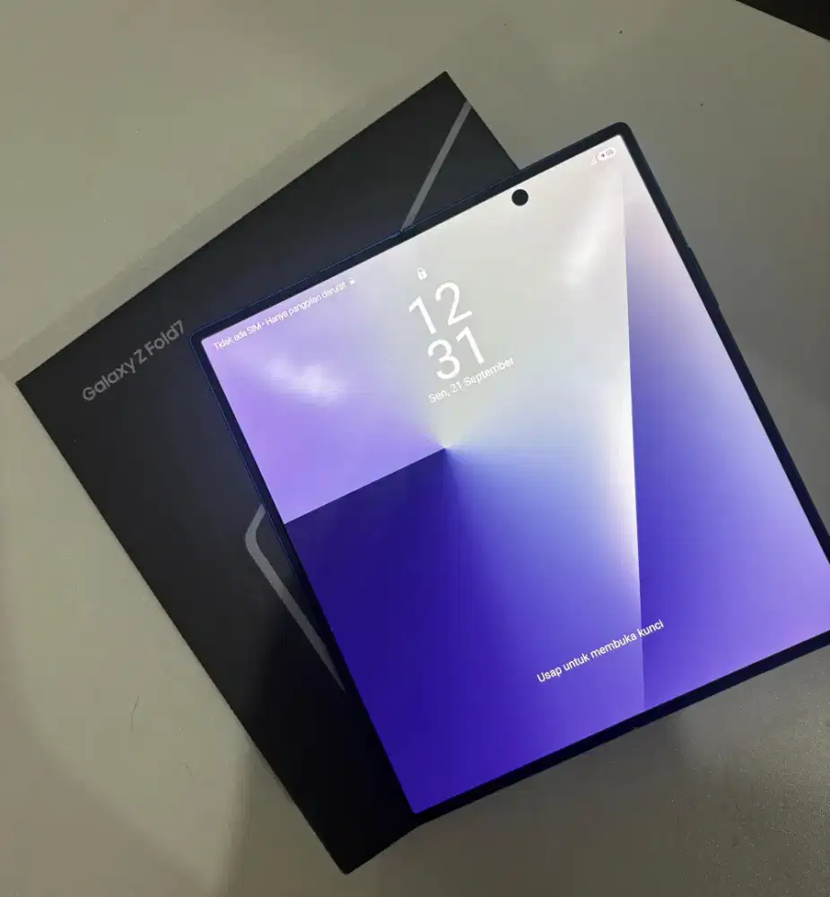 JUAL CEPAT SAMSUNG Z FOLD 7 BIRU 12/256