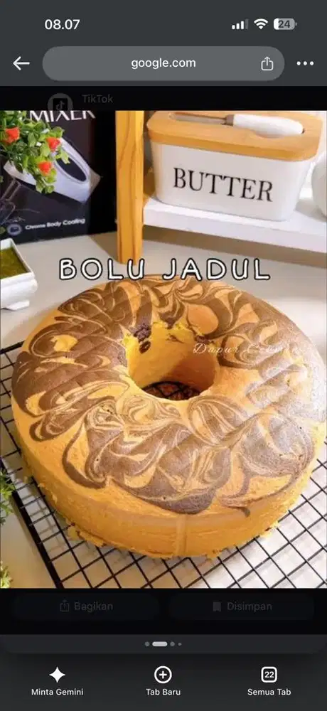 Di butuhkan karyawan untuk di toko kue