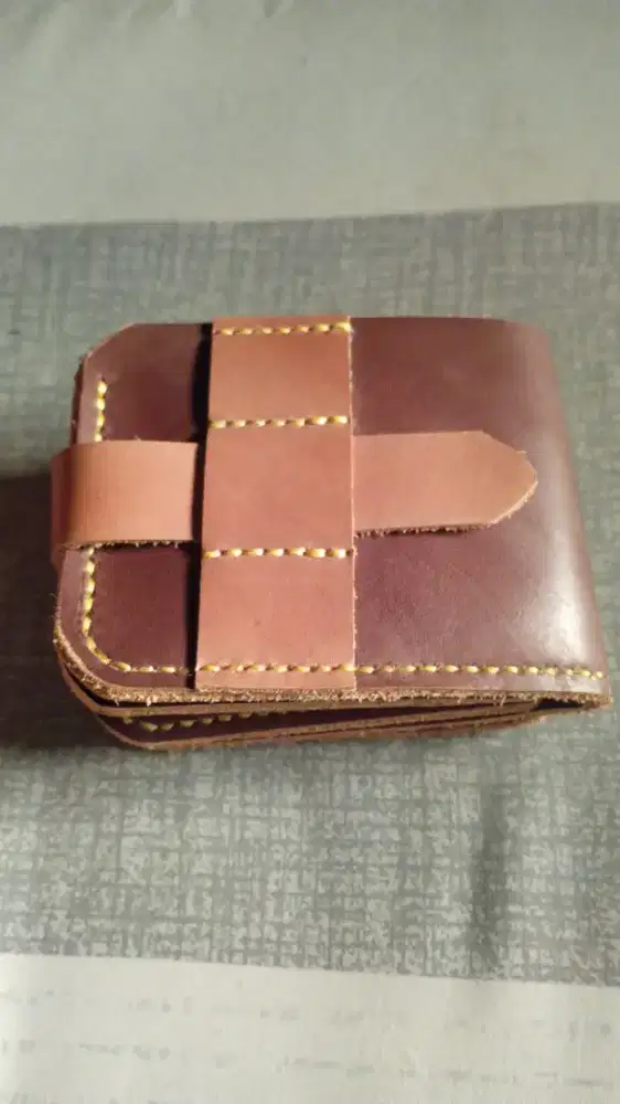 Dompet Kulit Crazy Horse 2 tones