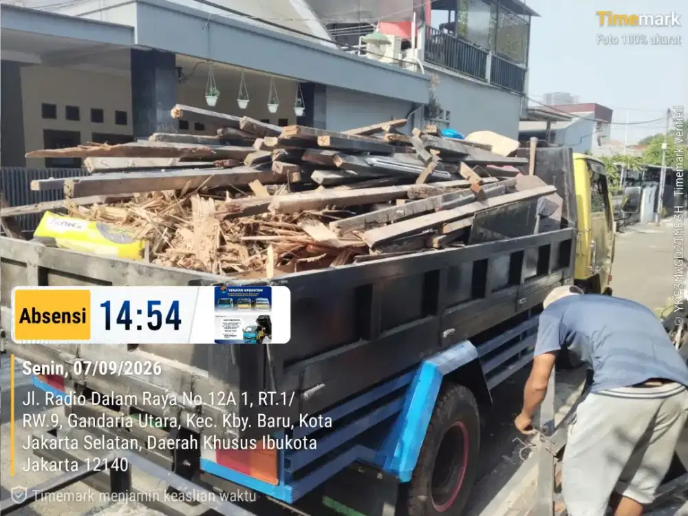 Jasa buang puing sampah dan angkut tanah urugan