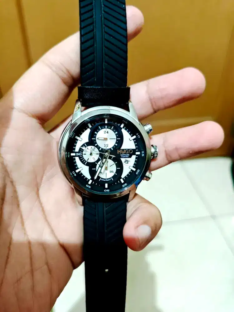 Jual Jam Tangan Hugo Sapphire Original good condition!