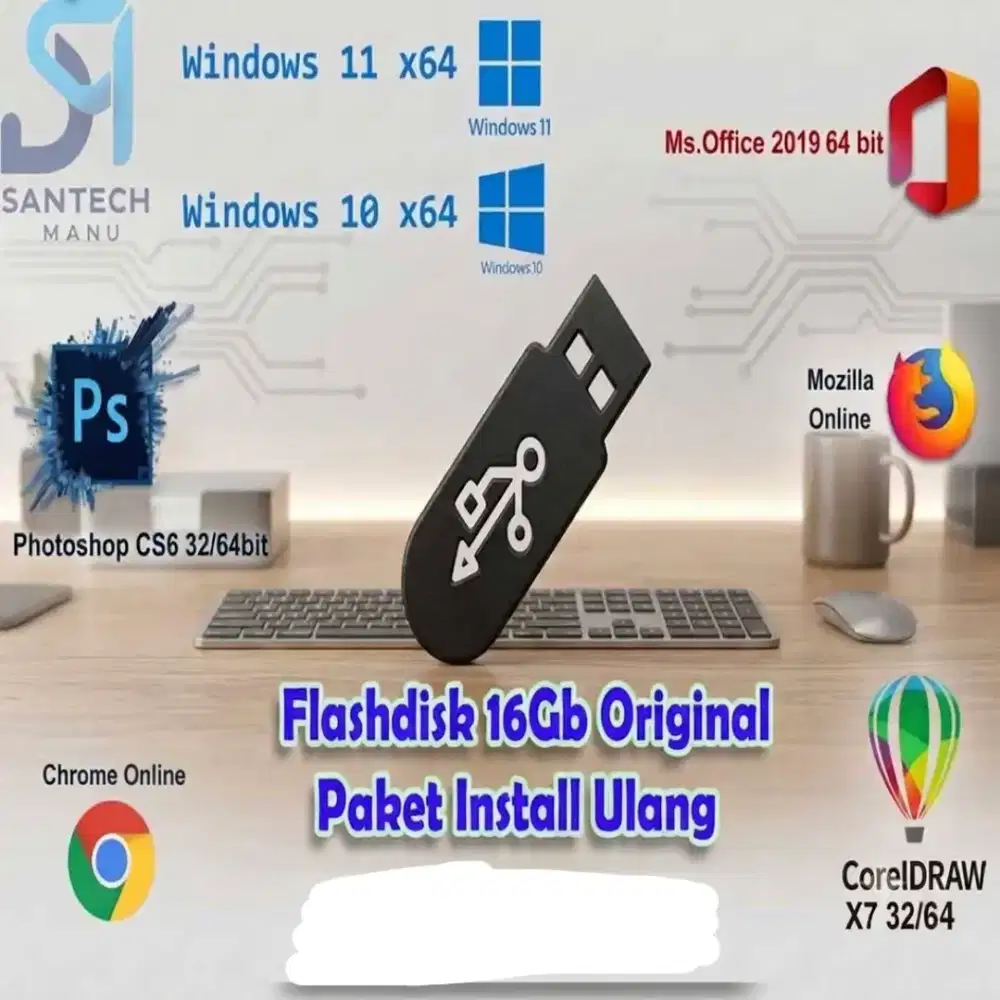 Bootable Windows 16Gb Office Desain