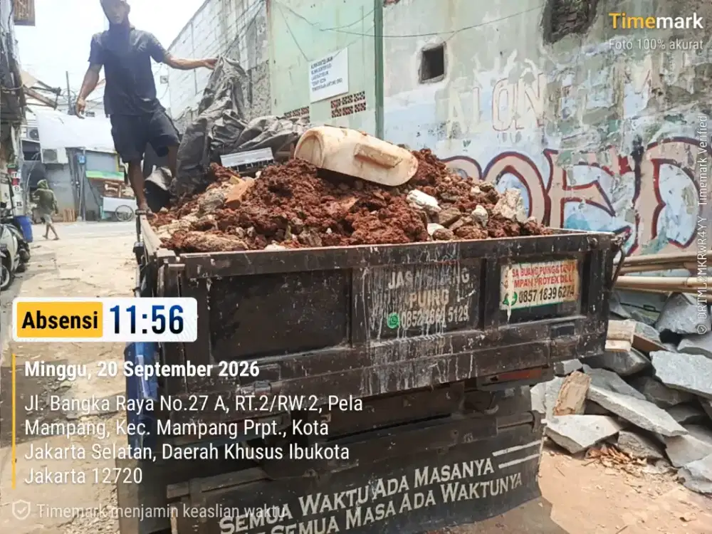Jasa buang puing dan angkut sampah