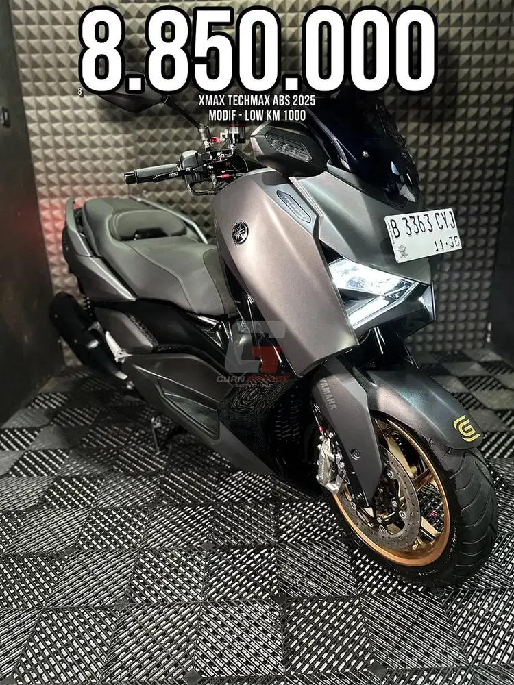 XMAX 250 TECHMAX ABS 2025 MODIF BREMBO LOW KM 1XXX RAWATAN SUPERB UNIT
