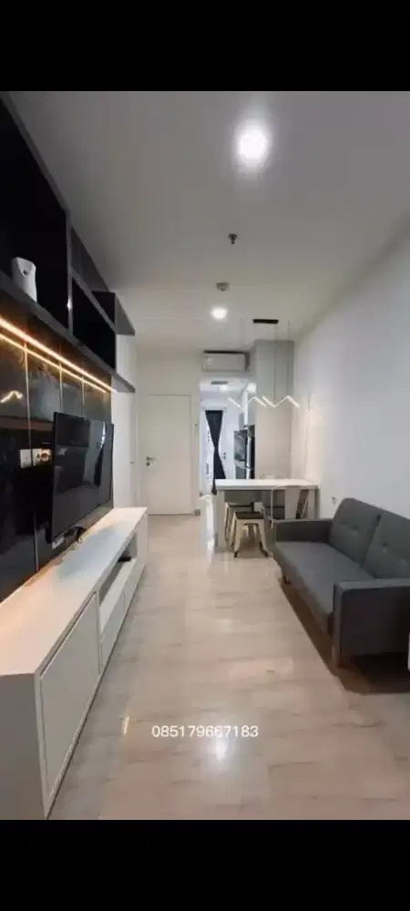 Sewa Apartemen Podomoro Medan Tower Lexington 2BR Mewah Siap Huni