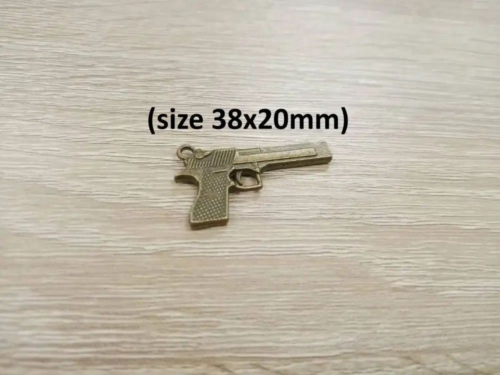 BANDUL PISTOL MACHO – METAL ALLOY TEBAL, UKIRAN RAPI