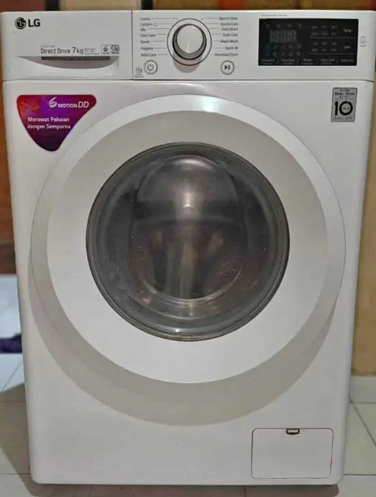 LG Smart Inverter 7Kg Touchscreen Mesin Cuci Front Loading