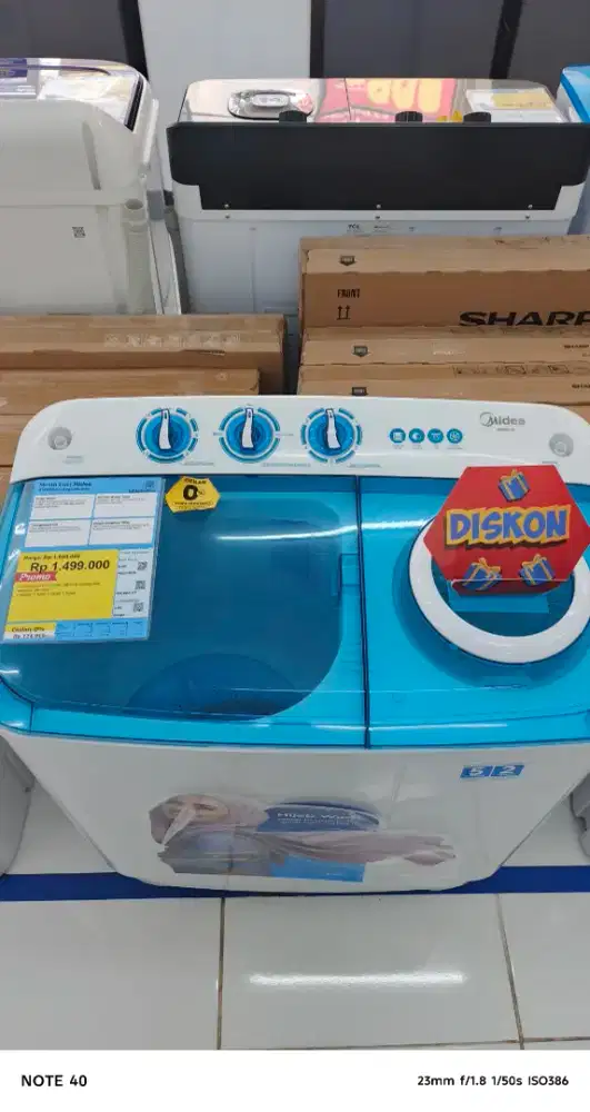 PROMO CICILAN MESIN CUCI TRIPLE ZERO 0% BUNGA 0% ADMIN 0% DP