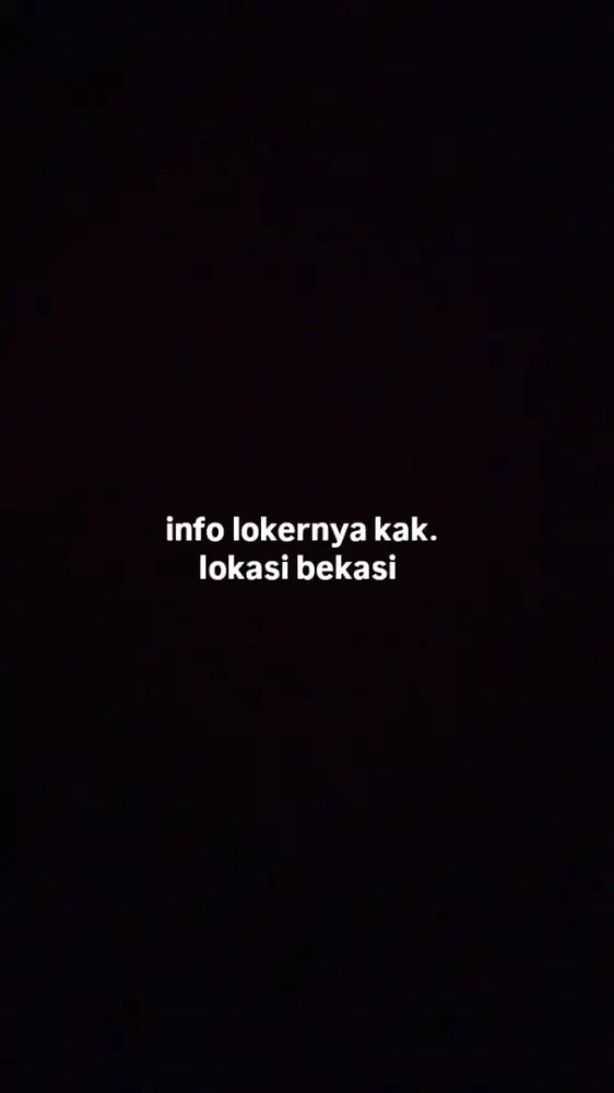 Info loker yang langsung kerja, part time harian juga gapapa