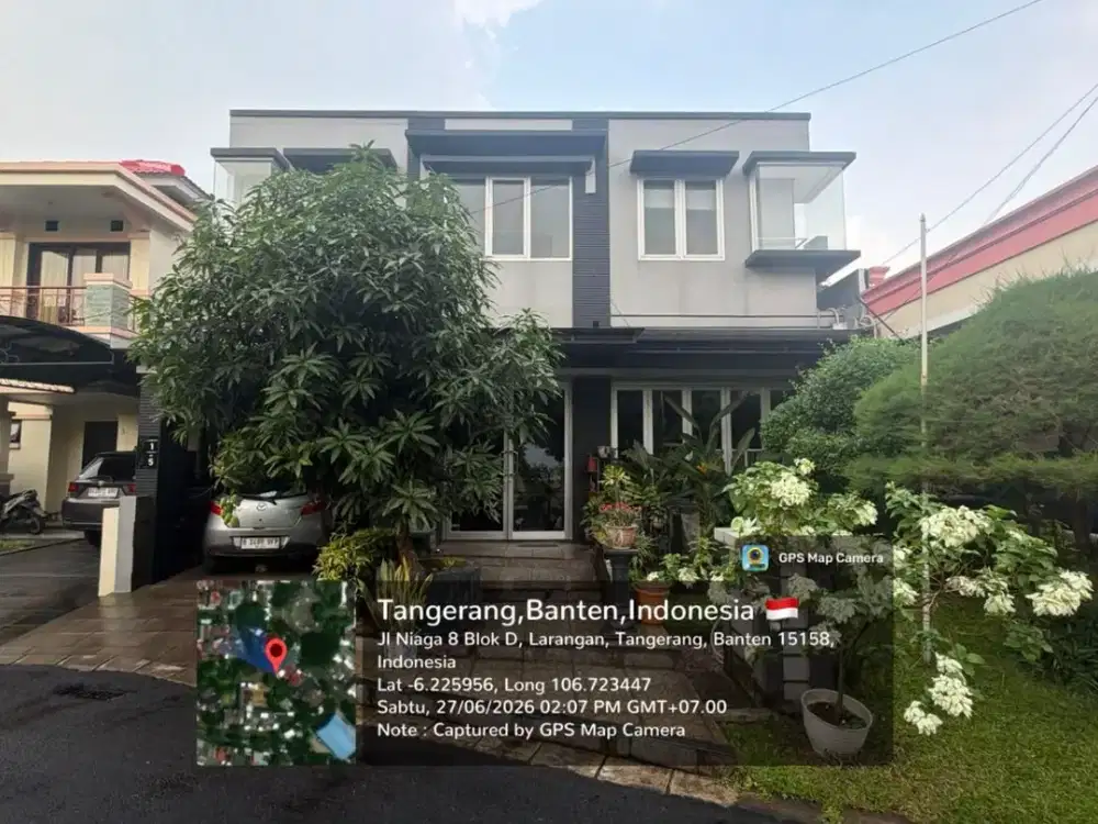Di Jual Lelang Rumah 2 Lantai di Puribeta I, Kelurahan Larangan Utara, Kecamatan Larangan, Kota Tangerang,