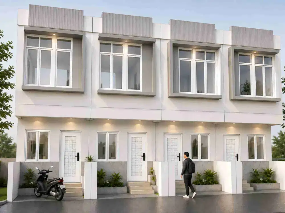 Rumah Strategis Percetakan Negara Akses Motor Depan Rumah