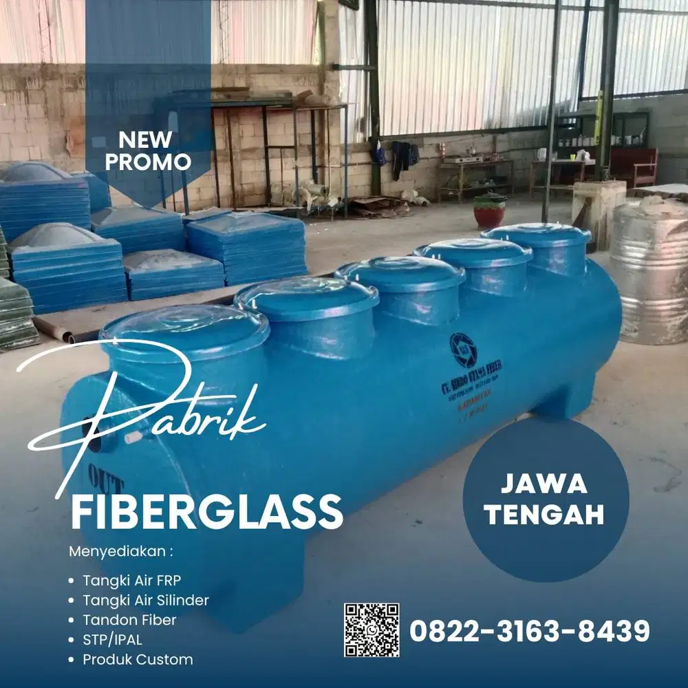 Pabrik Tangki STP Limbah Dan Septic Tank Fiberglass Di Karanganyar