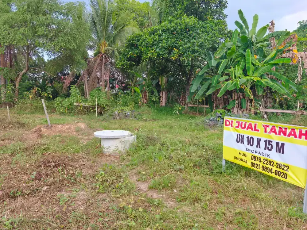 Jual tanah posisi strategis tengah
