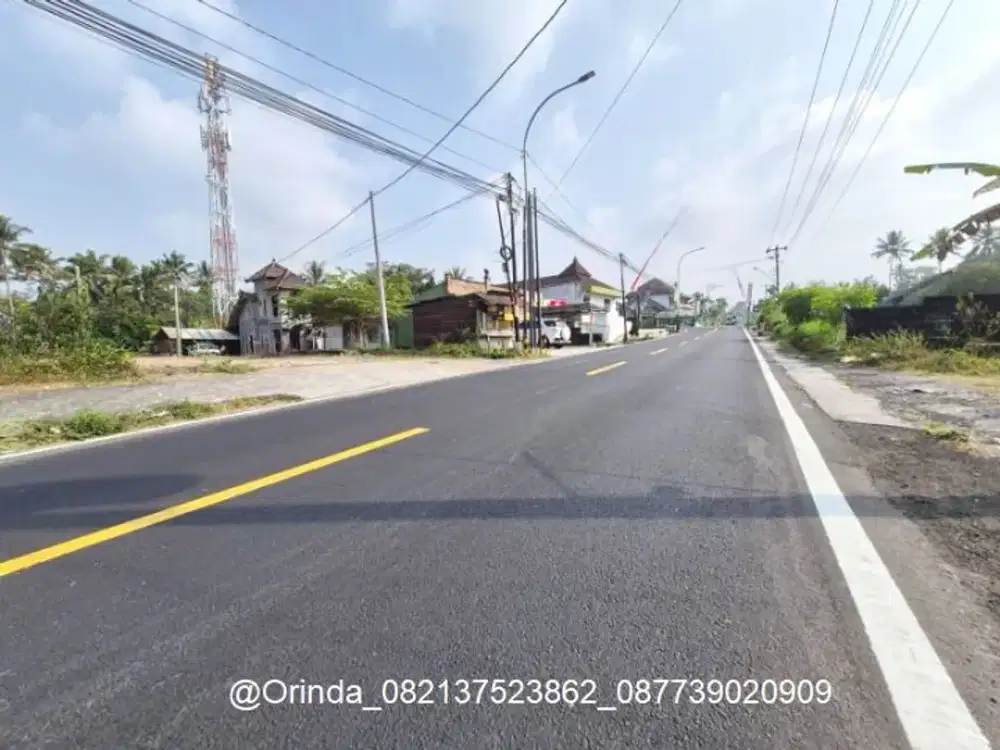LT 1300 LD 15 TANAH TEPI JALAN JL PAKEM TURI PALAGAN SLEMAN JOGJA UTARA DEKAT AREA WISATA KALIURANG COCOK INVESTASI, USAHA, GUDANG, WORKSHOP, KULINER