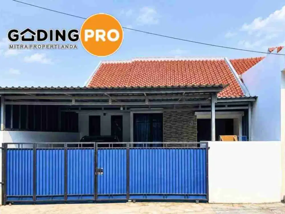 RUMAH 1 LANTAI SHM CLUSTER ONE GATE SYSTEM PONDOK MELATI KOTA BEKASI RAPI SIAP HUNI