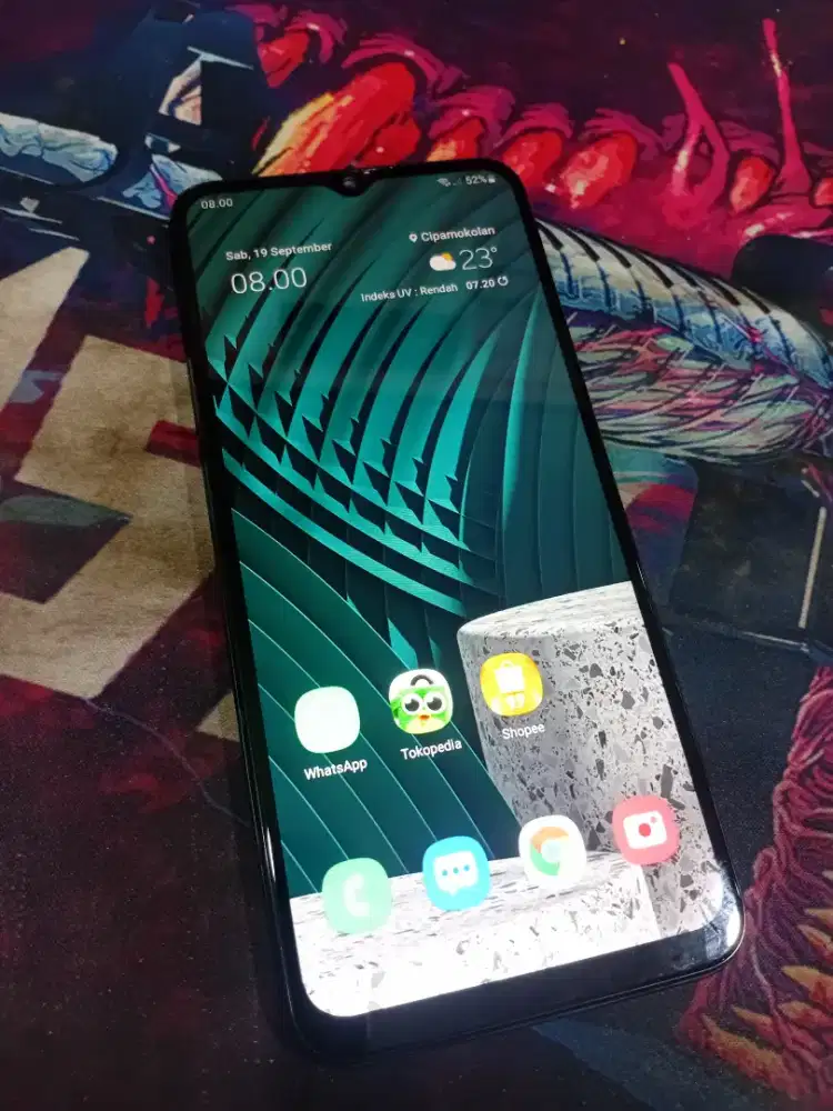 Samsung A02s Hitam 3/32gb Hp Aja (baca keterangan)