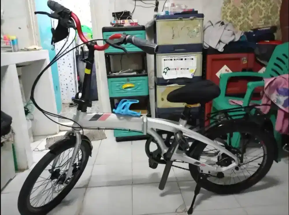 sepeda lipat pacific noris kondisi mulus kaya baru