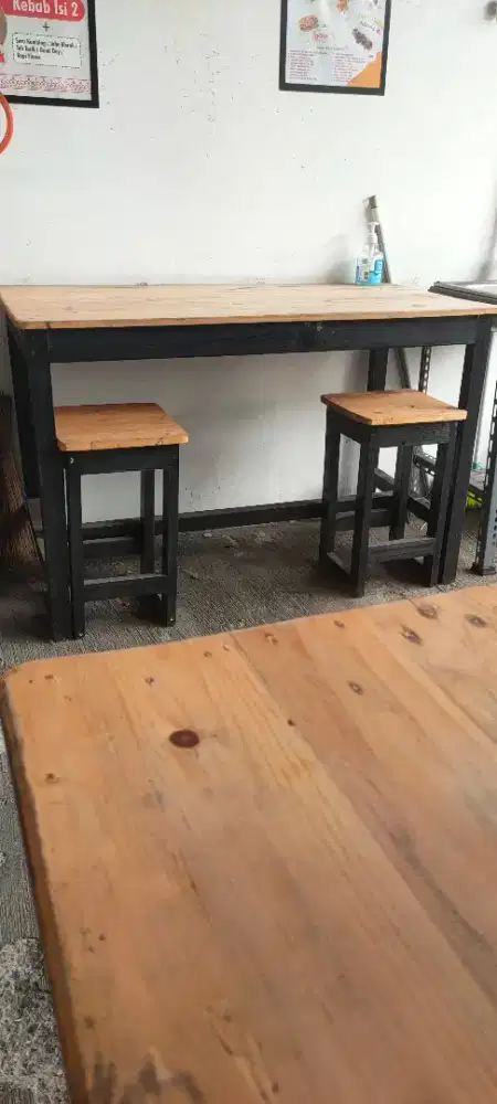 Meja warung makan 120x60x77
