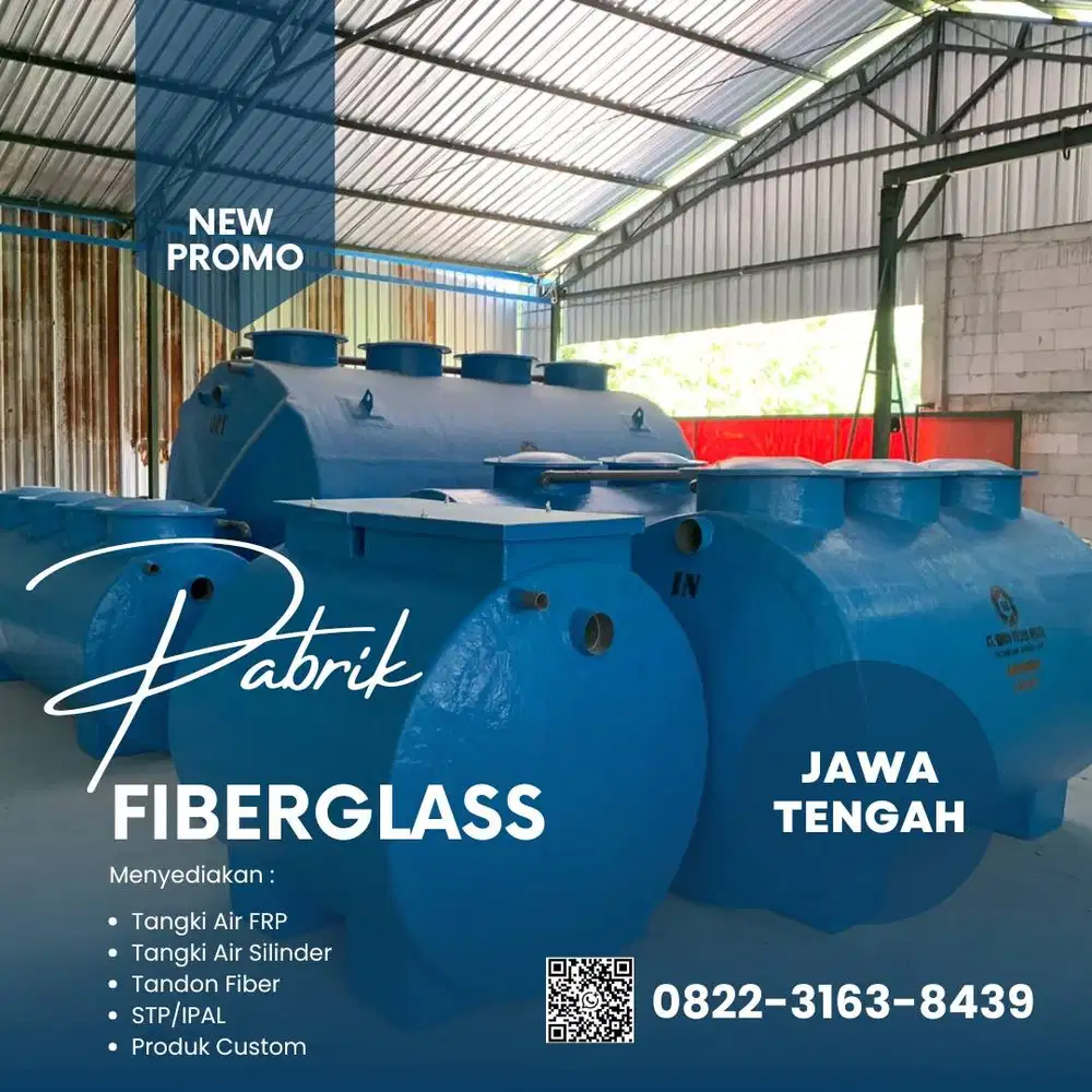 Pabrik Tangki Limbah Dan Septic Tank Fiberglass Di Klaten