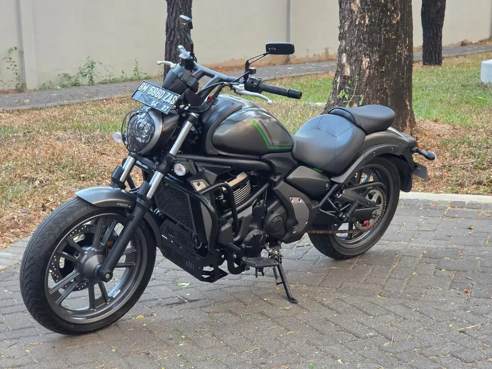 Moge Cruiser Kawasaki Vulcan 650 S th 2021 Modif Like New Siap Turing