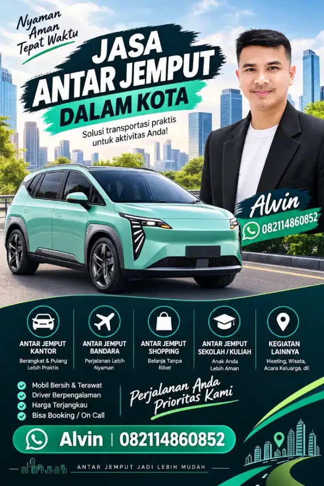Jasa antar jemput bandara dan dalam kota lain nya