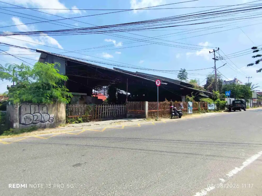 Tanah di Jalan Rudus depan SMP 9 dan 10 Palembang