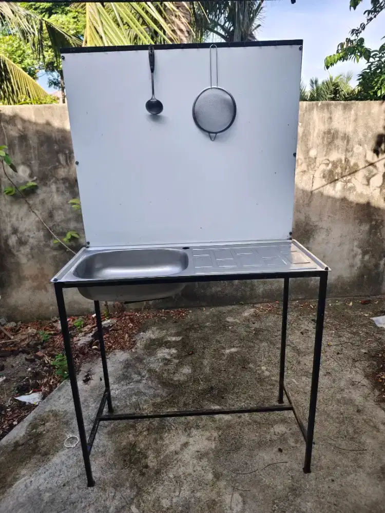wastafel cuci piring portable