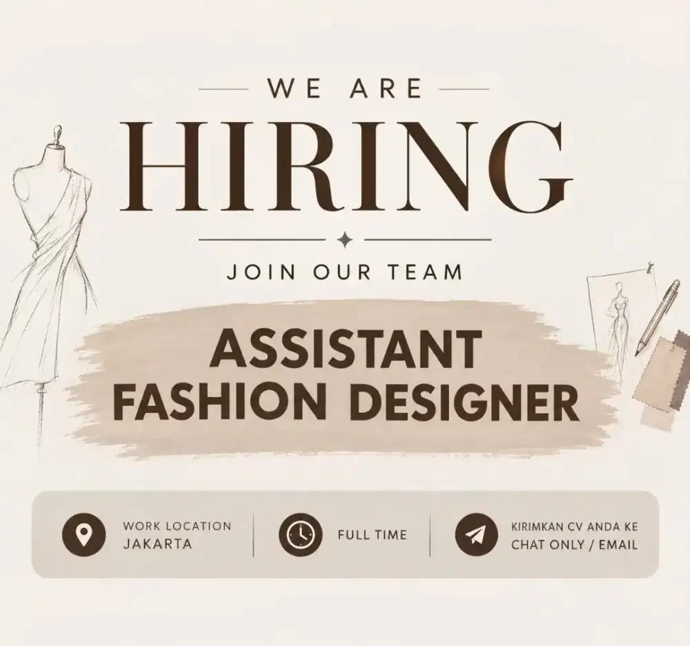 Asisten Fashion Designer