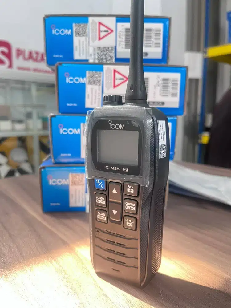 HT Marine ICOM M25 ORIGINAL untuk Kapal Laut di Batam