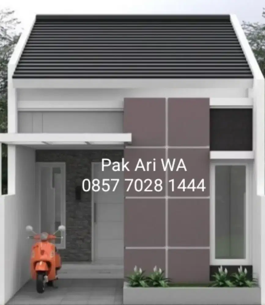 Rumah baru inden msk motor AJB dkt stasiun serpong Tangsel
