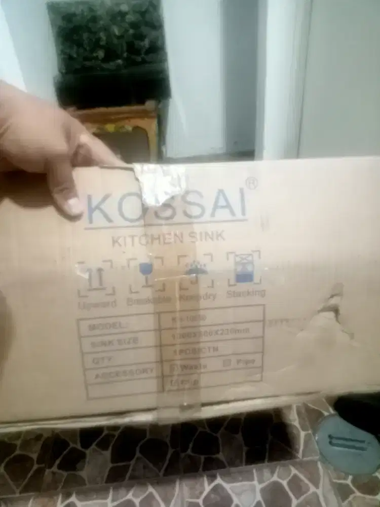 Tempat cuci piring merk kossai