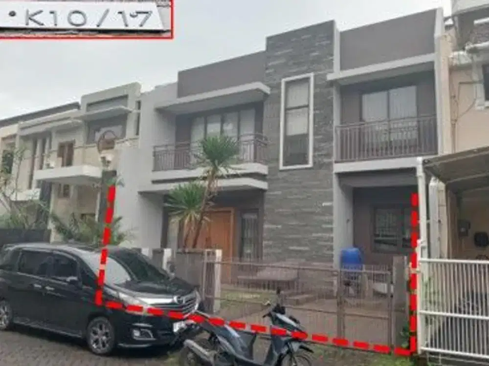Di Jual Lelang Rumah 2 Lantai di Perumahan Puri Kencana, Jalan Kencana Elok Barat , Kelurahan Kembangan Selatan, Kecamatan Kembangan, Kota Administras