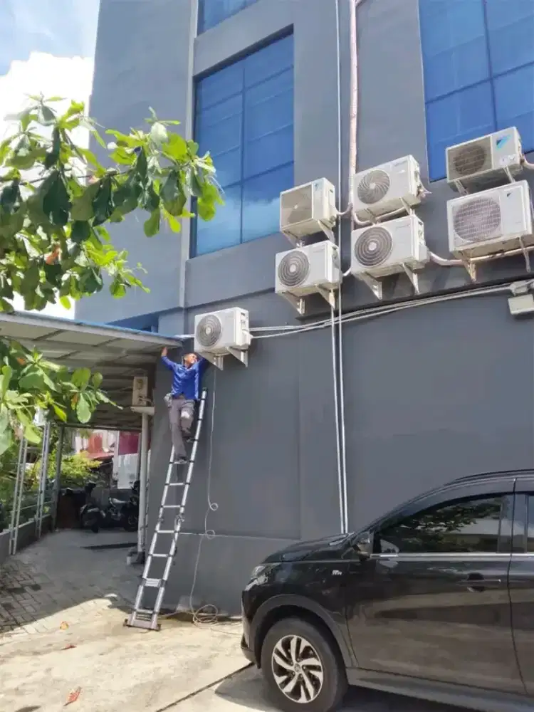 Service AC bongkar pasang AC kulkas pompa air