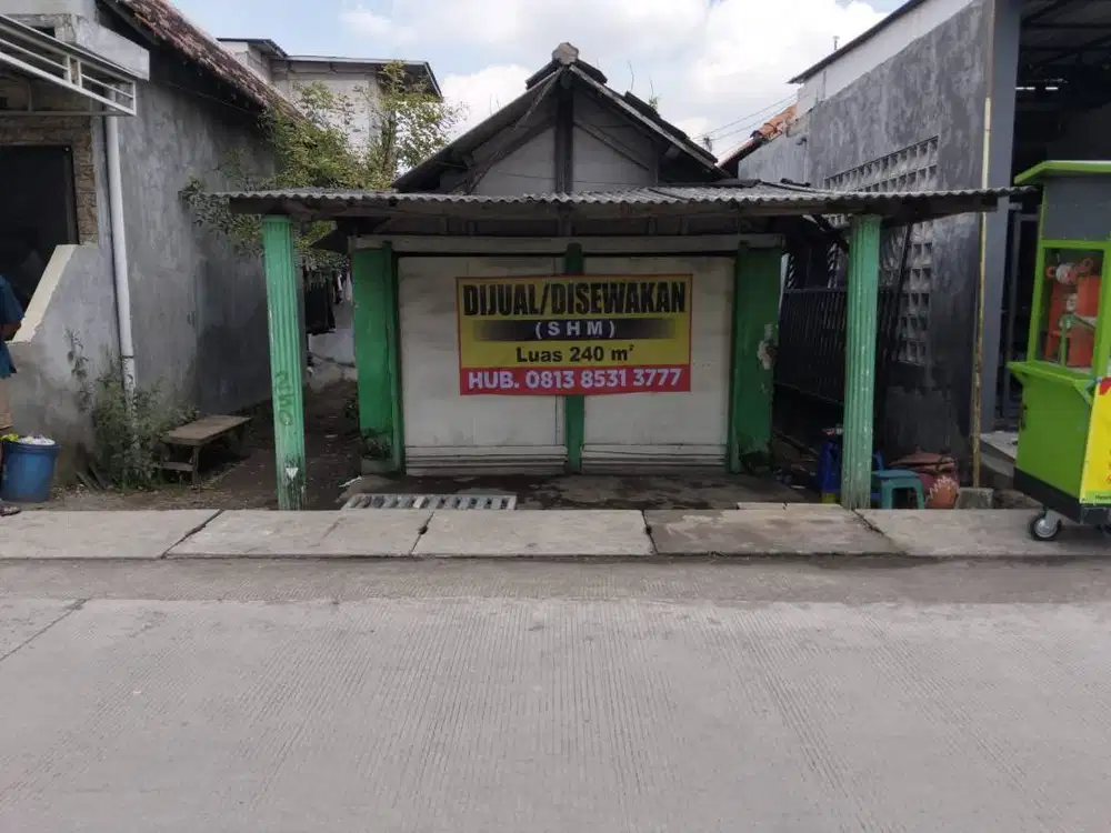 Dijual Tanah Strategis Pinggir Jalan Raya Luas 240m² SHM – Cocok untuk