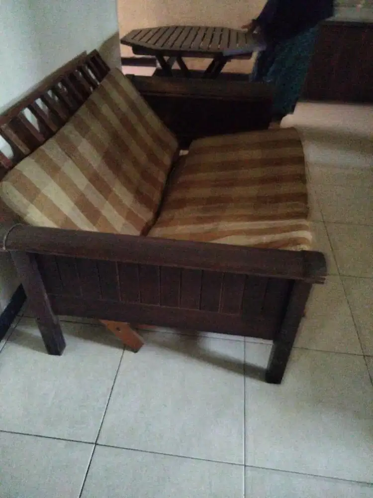 Kursi Santai / Sofa Bed Kayu Multifungsi
