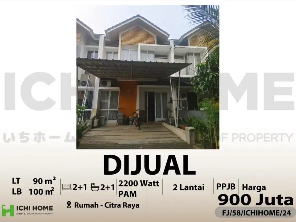 Dijual Rumah Cantik Premium Terbaik Siap Huni di Citra Raya Tangerang