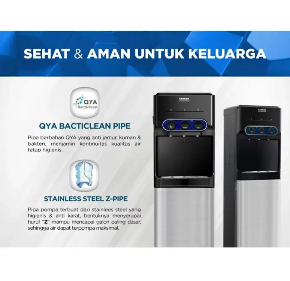 SANKEN DISPENSER GALON BAWAH HEDC533IC DISPENSER BOTTOM LOADING