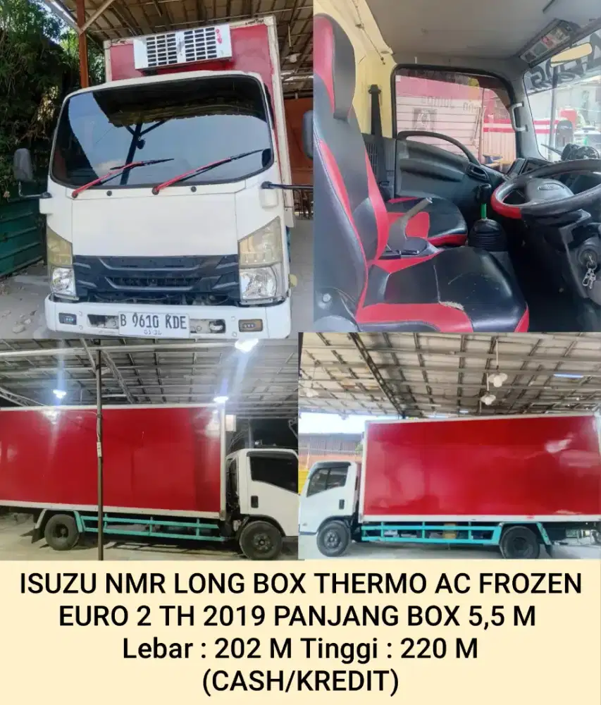 Isuzu NMR Long box thermo AC Frozen EURO-2 thn 2019 box 5,5x202x220 M