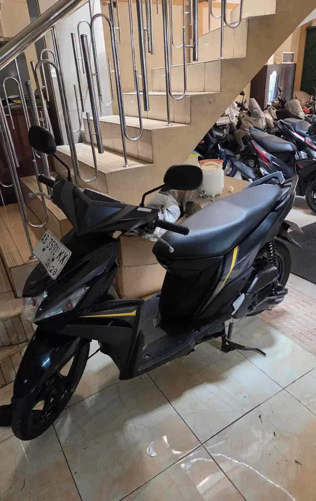 Mio 125 cw hitam injeksi 2018 GBm kredit / tunai