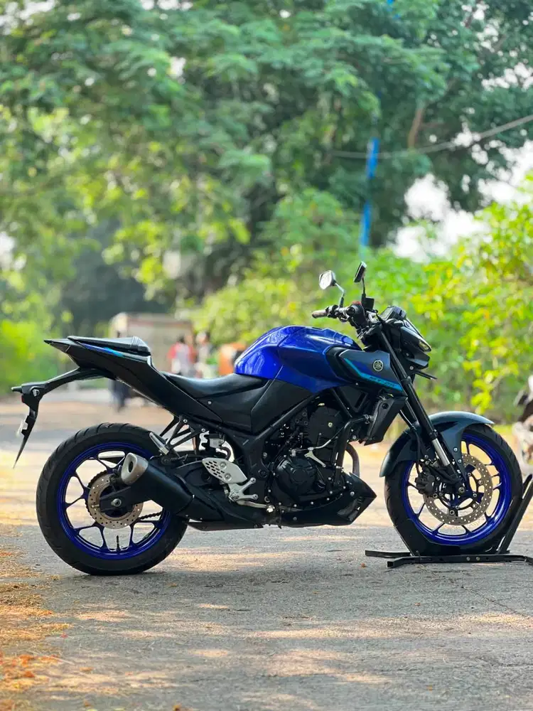 NAKED IDAMAN! YAMAHA NEW MT25 2022 BIRU KM LOW PAJAK PANJANG LIKE NEW