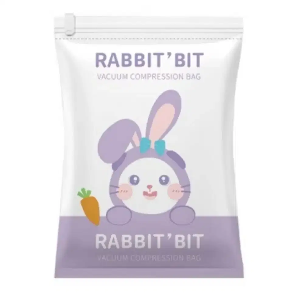 Vakum bag pakaian / kantong plastik vakum desain lucu anti air