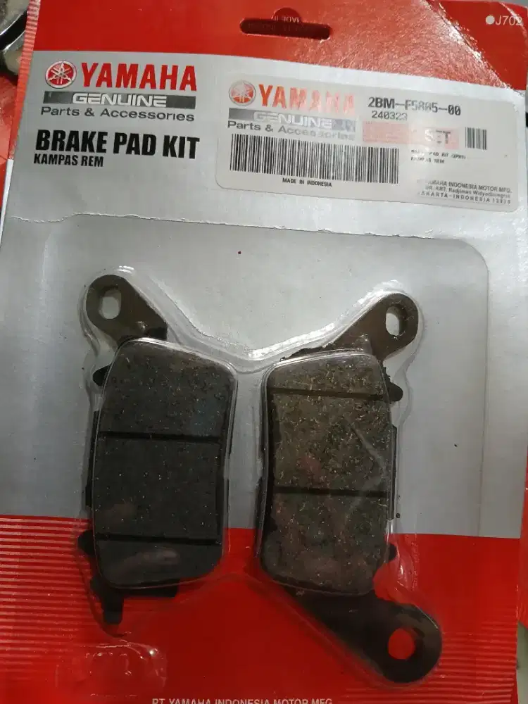 Kanfas rem depan BRAKE PAD KIT suku cadang asli yamaha mio 3,Nmax,