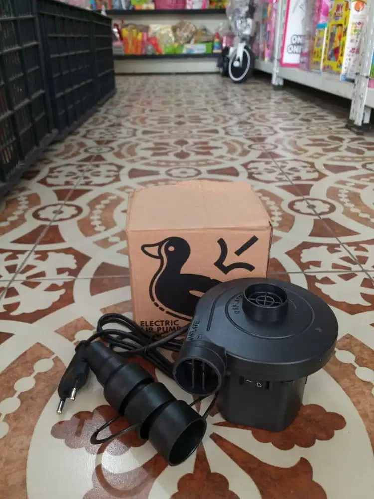 mainan anak pompa elektrik duck