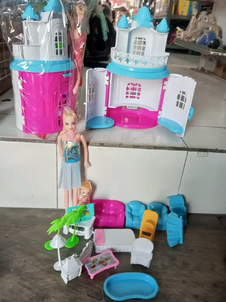 Mainan Anak Barbie Castel rumah